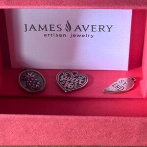 James Avery Silver Sweet 16 Necklace